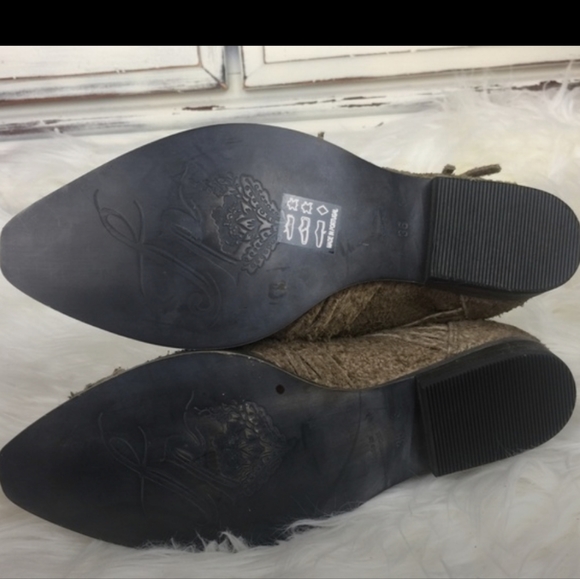 FREE PEOPLE DECADES FRINGE ANKLE BOOT  6 - Picture 7 of 9